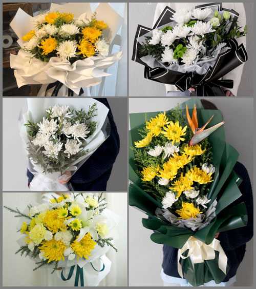 江西上饶鄱阳县珠湖乡白事花束代送
